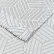 Ткани шторы - Штора  Гексагон геометрия  серый 150/270 см  (167766)