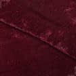 Ткани для платьев - Велюр стрейч фрезово-бордовый
