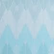 Ткани для постельного белья - Бязь набивная зиг-заг голубой
