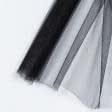 Ткани для платков и бандан - Фатин блестящий черный