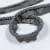 Шнур окантувальний корді / cord колір темно сірий 7 мм