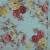 Декоративна тканина панама артіко/artico троянди кораловий, оливка фон лазур
