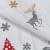 Декоративна новорічна тканина лонета олені/ nordic x-mas / фон св. сірий