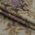 Жаккард прованс песок т.беж-серый,цветы фиолет