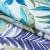 Декоративна тканина лонета фенікс листя блакитний синьо-фіолетовий, оливка