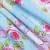 Декоративная ткань сатсуко голубой, розовый, фисташка