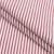 Декоративна тканина рустікана смуга вузька колір вишня