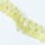 Бахрома пензлик кіра блиск / жовтий 30 мм (25м)