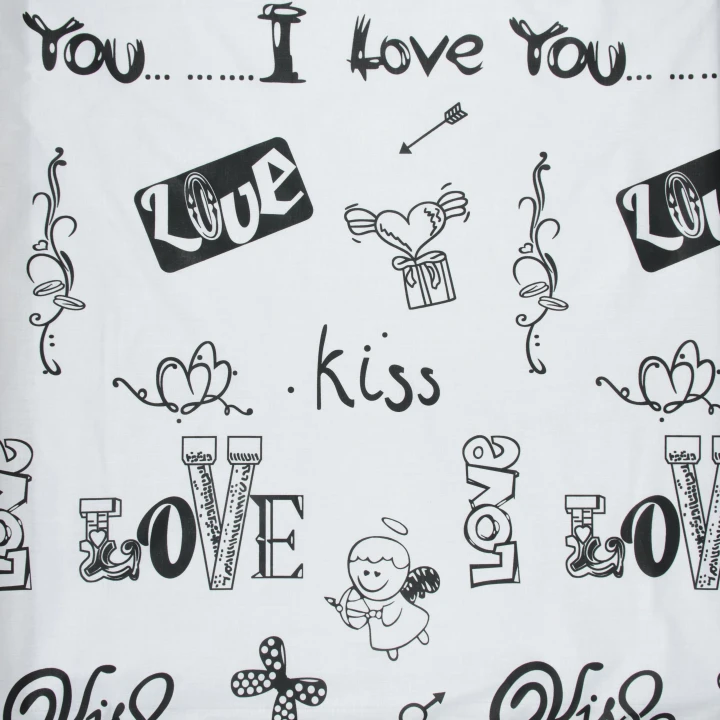 Бязь набивна Голд  DW Love