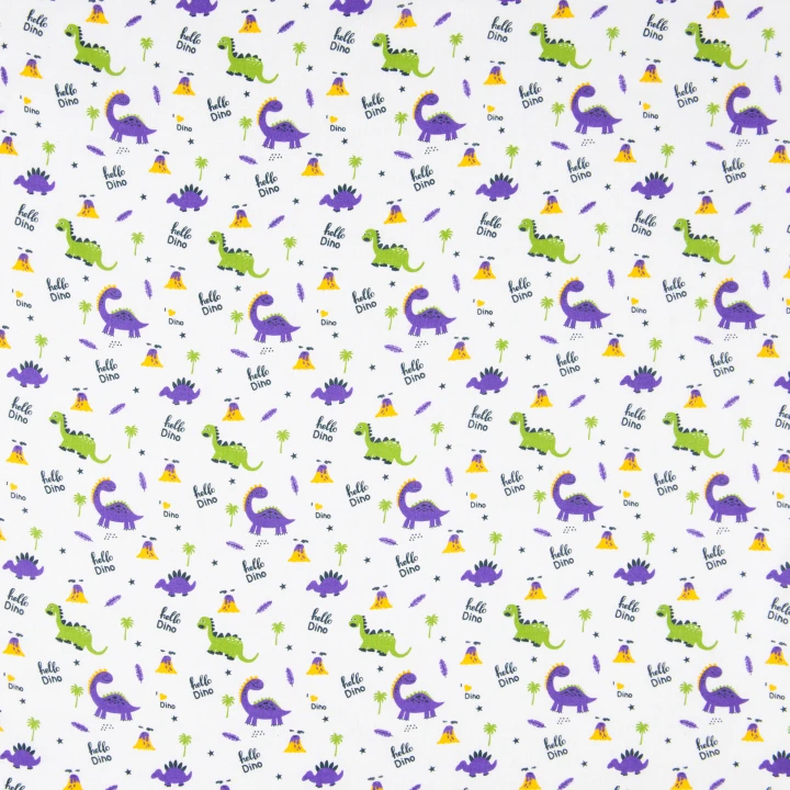Ситец 67-ТКЧ детский динозаврики