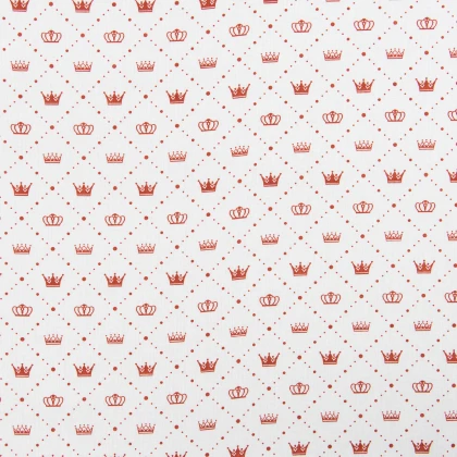 Тканин ткани фабрики тк-чернигов - Ситец 67-ТКЧ корона оранжевый 2