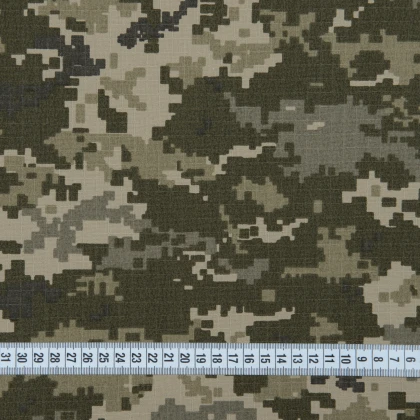 Тканин рип-стоп - Рип-стоп 340-4-ТКЧ  камуфляжная пиксель 3