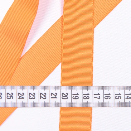 Тканини фурнітура і аксесуари для одягу - Репсова стрічка Грогрен помаранчева 30 мм /20 м 3