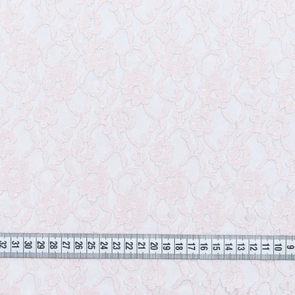Тканин актуальные цвета по pantone (пантон) - Гипюр Каприз розовый 3