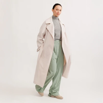 Тканини викрійки/лекала - Викрійка Плащ-01 розмір XS, S, М, L, XL, XXL 6