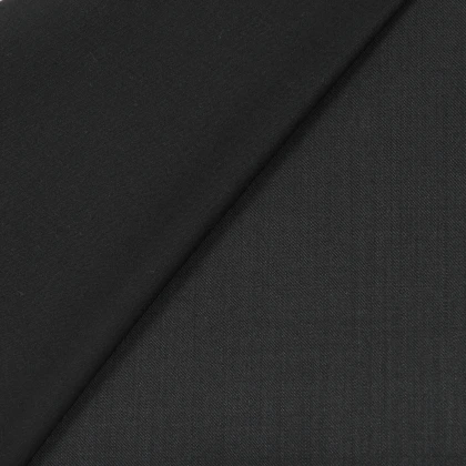 Тканин шерсть, полушерсть - Костюмная HIGH GABARDIN черный 4