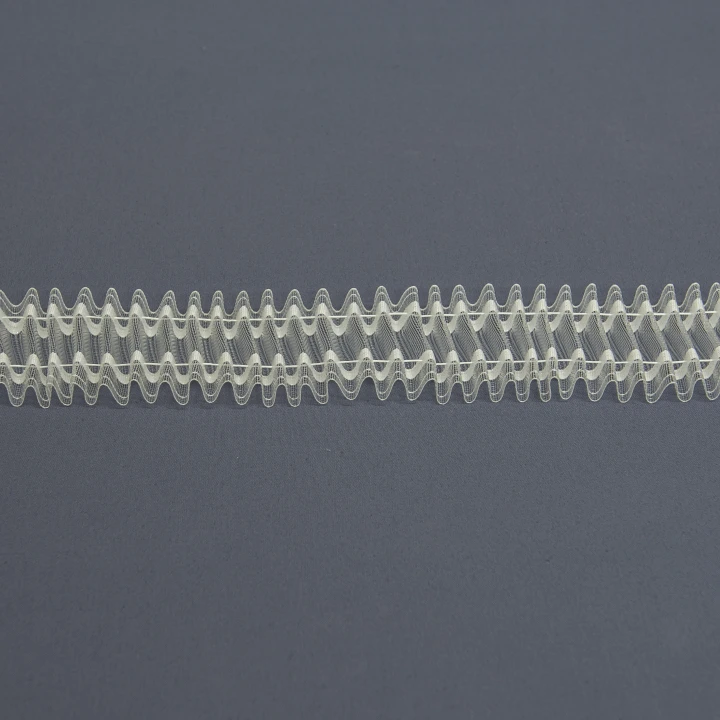 Тасьма шторна Рівномірна нефіксована прозора 55мм±0.5мм