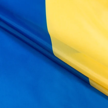 Тканин ненатуральные ткани - Ткань на флаг Украины 190Т желтый/электрик