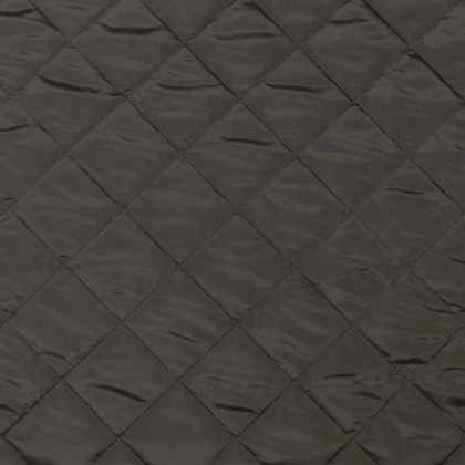 Тканин тк outlet ткани - Плащевая Фортуна стеганая с синтепоном 100г/м 7см*7см темно-коричневая 2
