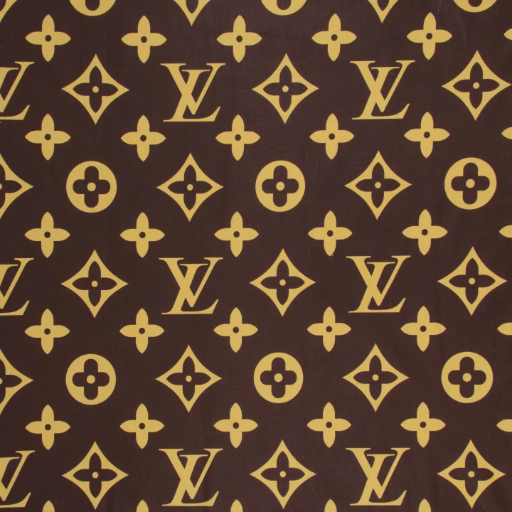 Бязь набивна голд НТ  принт Louis Vuitton