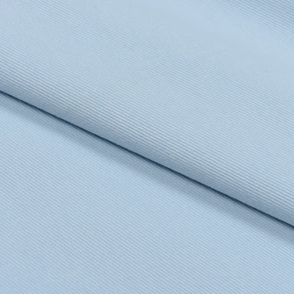 Тканин актуальные цвета по pantone (пантон) - Коттон диагональ голубой