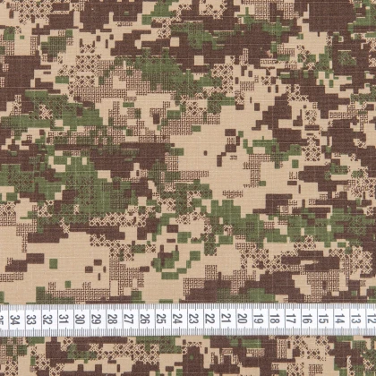 Тканин рип-стоп - Рип-стоп 340-4-ТКЧ камуфляжный Хищник 3