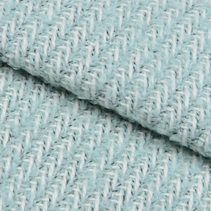 Тканин шерсть, полушерсть - Костюмная IONID SF рогожка голубая