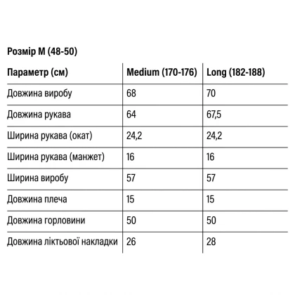 Тканини комплекти одягу - Куртка Прайм розмір M зріст 182-188 2