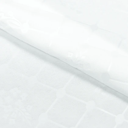 Тканин ненатуральные ткани - Микрофибра OPT.WHITE ромбы