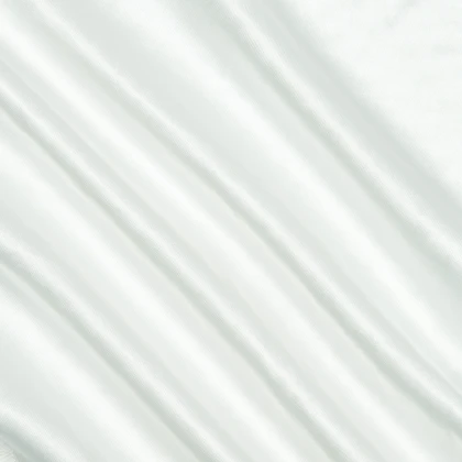 Тканин актуальные цвета по pantone (пантон) - Плательный атлас Платон белый 2