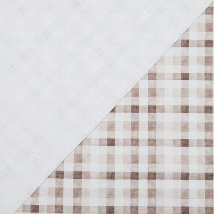 Тканин полупанама - Полупанама скатерная ТКЧ цифра клеточка 4