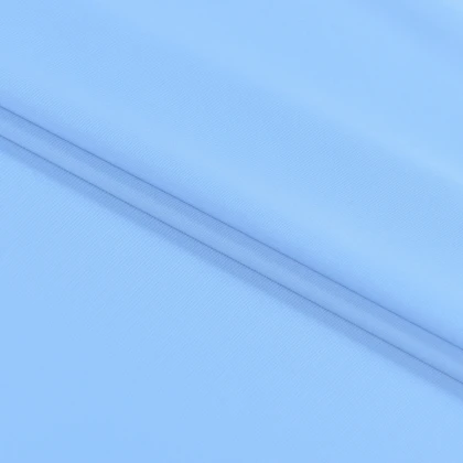 Тканин ненатуральные ткани - Трикотаж бифлекс голубой