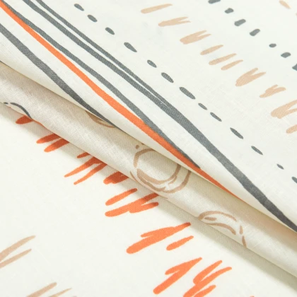 Тканини бавовняні сумішеві - Бязь набивна голд DW 4