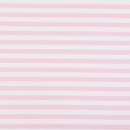 Тканин актуальные цвета по pantone (пантон) - Плательная Рашель в полоску бело-розовую 2