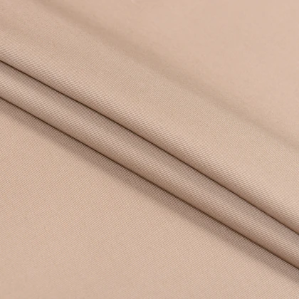 Тканини бавовняні сумішеві - Саржа TWILL-240 колір бежевий