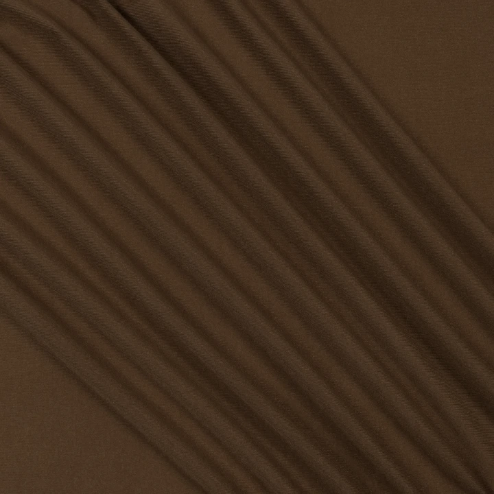 Полотно трикотажное липучка  коричневый
