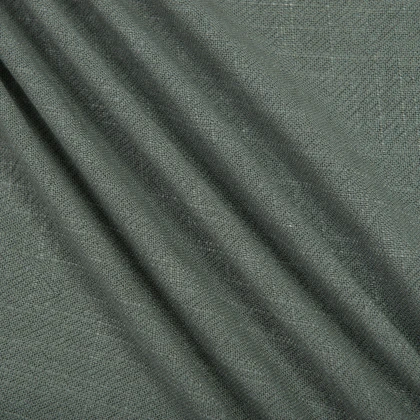 Тканин вискоза, поливискоза - Лен фактурный костюмный стираный светло-зеленый 2