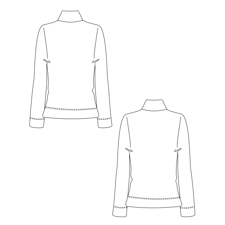 Викрійка Гольф-01 розмір XS, S, М, L, XL, XXL, XXXL, XXXXL