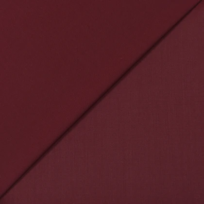 Тканин шерсть, полушерсть - Костюмная HIGH GABARDIN бордовая 4