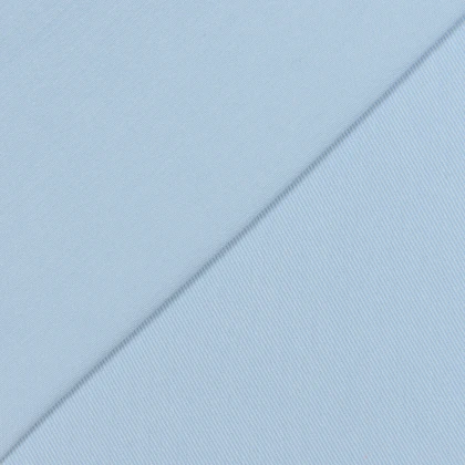 Тканин актуальные цвета по pantone (пантон) - Коттон диагональ голубой 4