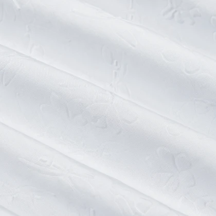 Тканин тк outlet ткани - Микрофибра 3D EMBOSSED  отбеленная
