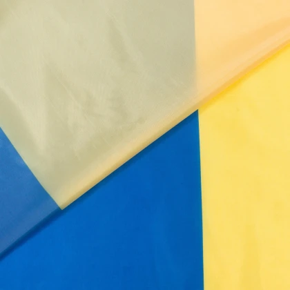 Тканин ненатуральные ткани - Ткань на флаг Украины 190Т желтый/электрик 4
