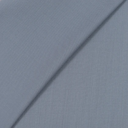 Тканин для брюк - Костюмная HIGH GABARDIN серо-голубая 4