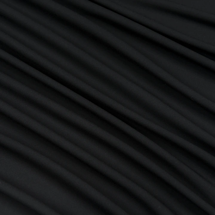 Шифон стрейч чорний