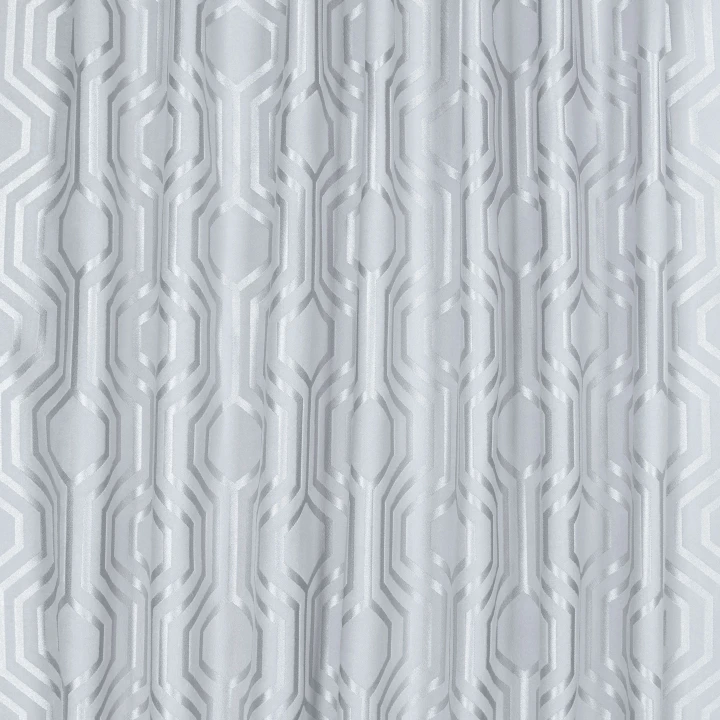 Декоративная ткань Люда геометрия св.серая