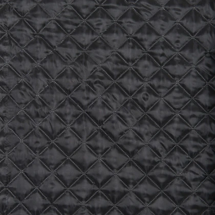 Тканини утеплювачі - Синтепон 100g термопай 3см*3см з підкладкою 190т чорний 2