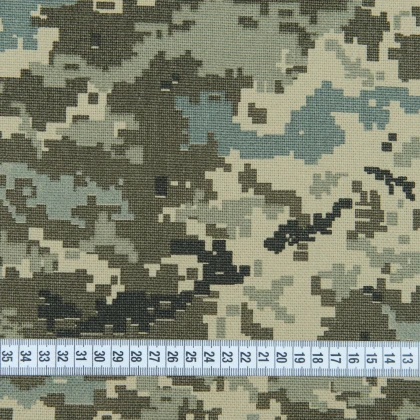 Тканини бавовна 100% - Канвас камуфльований піксель 3