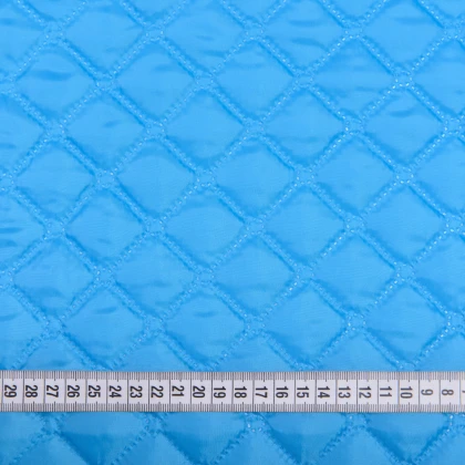 Тканини утеплювачі - Синтепон 100g термопай 3см*3см з підкладкою 190т блактиний 3