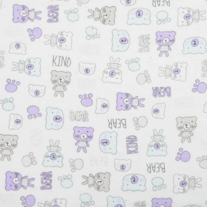 Тканини тканини фабрики тк-чернігів - Фланель ТКЧ набивна дитяча тедді 2