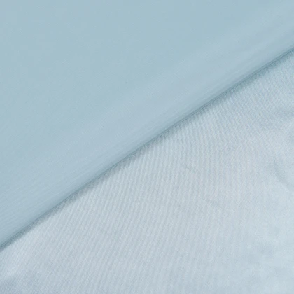 Тканини актуальні кольори по pantone (пантон) - Платтяний атлас Платон небесно-блакитний 4